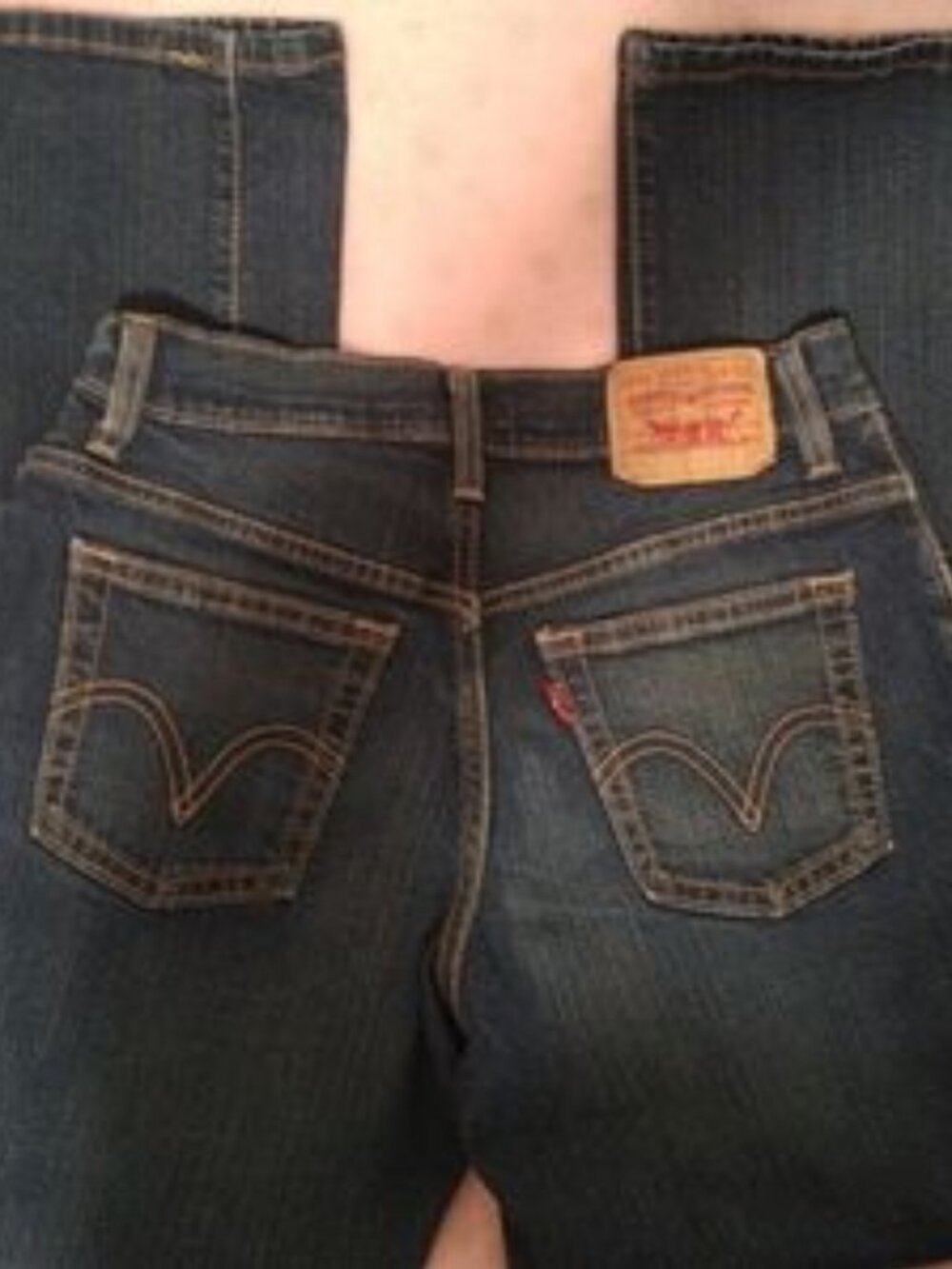 Levi's 505 SZ 4S Dark Denim Relaxed Classic Bootcut Jean